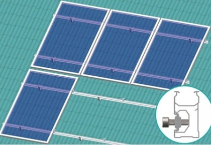 Flat Roof-Adjustable Tilt Kit